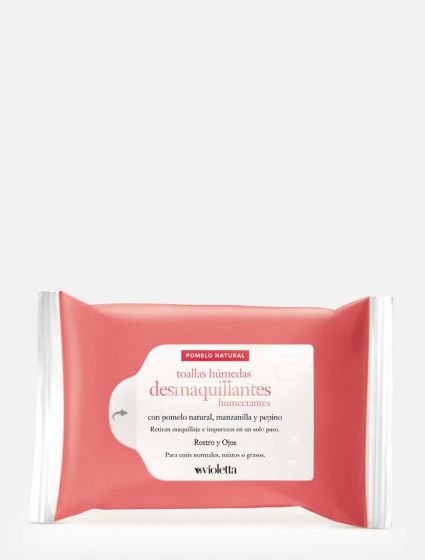TOALLAS DESMAQUILLANTES HUMECTANTES POMELO NATURAL